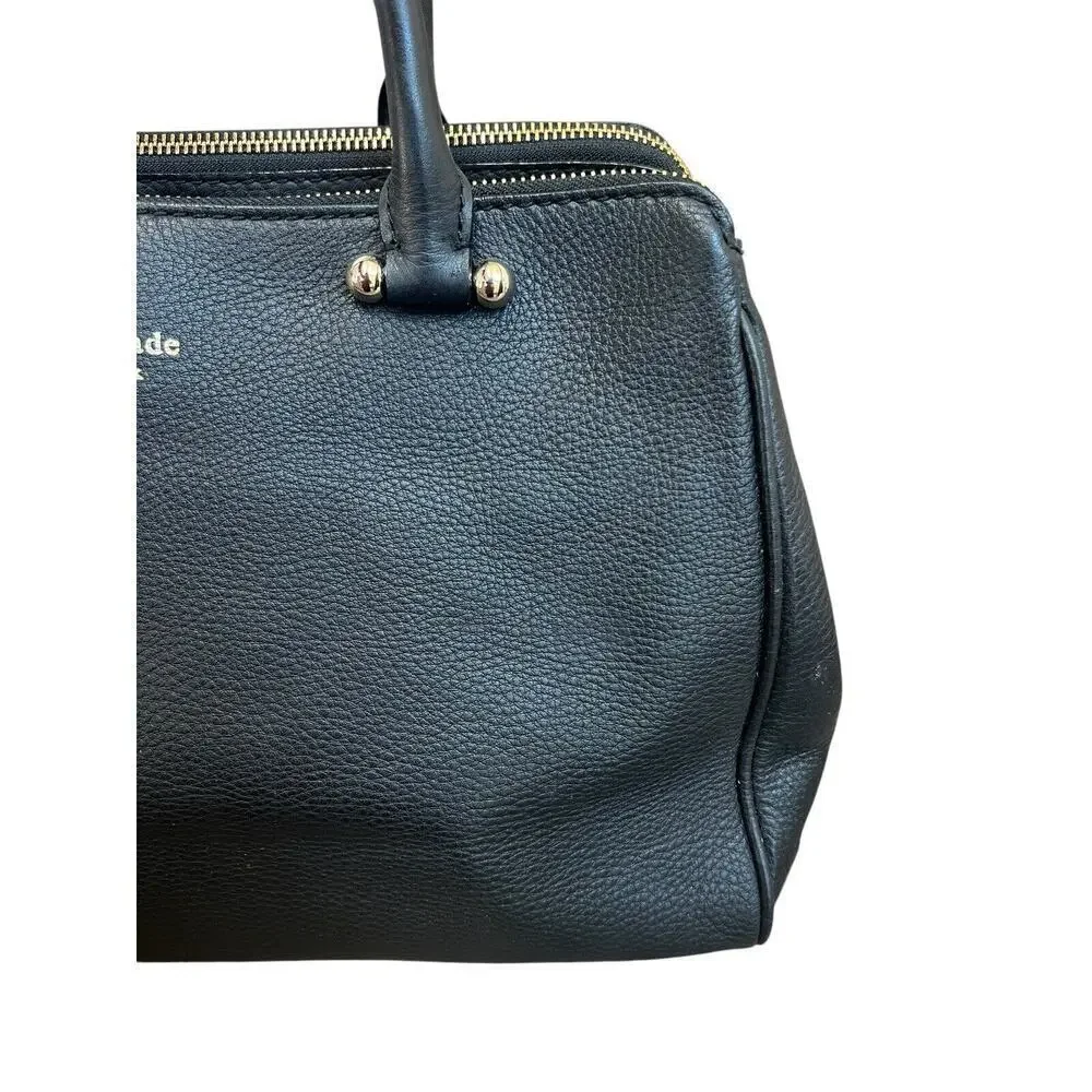 Kate Spade Black Kensington Charles Street Leather Shoulder Bag NWOT